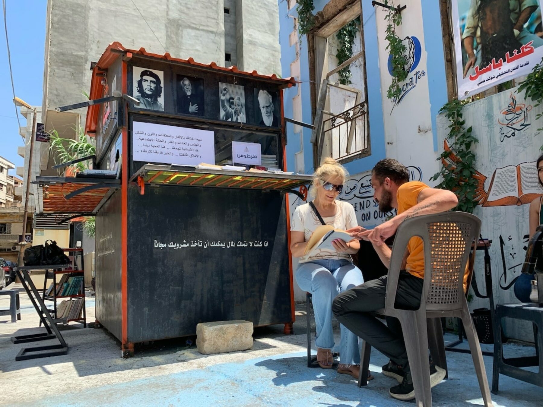 Image for ‘Syrians need this’: the kiosk helping a war-torn nation reconnect with literature