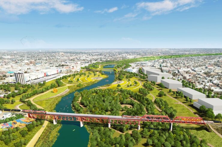 Image for Site earmarked for Trump border wall will become a river park