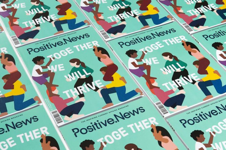 Image for Latest issue of Positive News magazine offers inspiration for the new normal