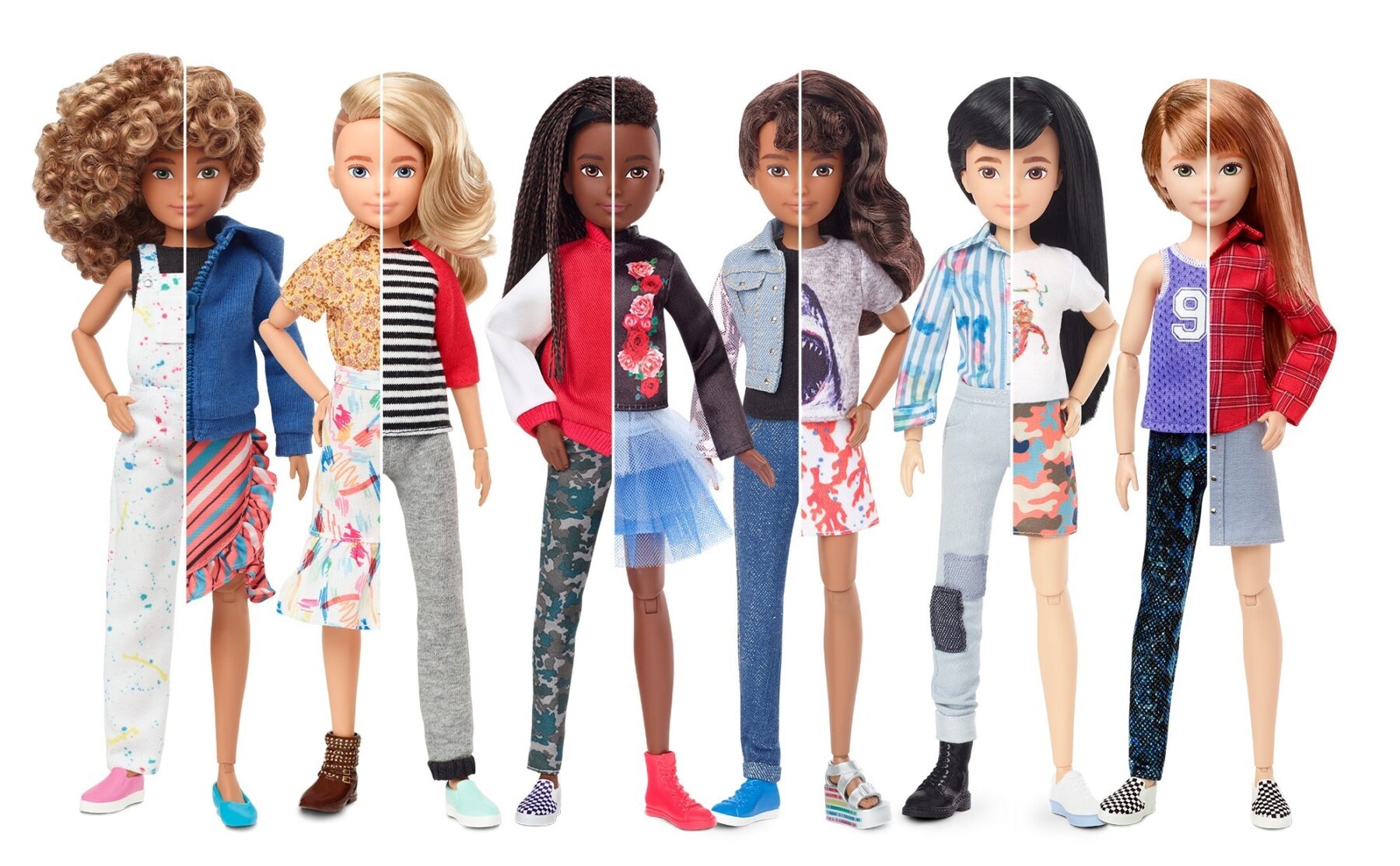 Image for The makers of Barbie bring out gender-neutral dolls