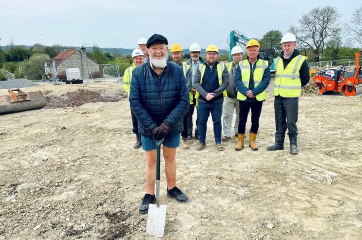 Image for Glastonbury founder digs deep to build affordable homes