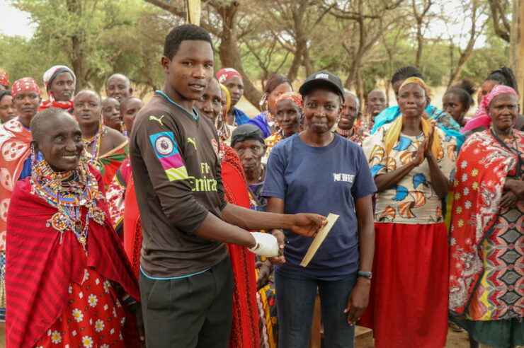 Image for Young Maasai warriors urged to hunt medals not lions