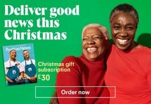 Positive News Christmas gift subscription