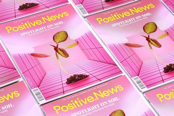 Image for New issue of Positive News magazine offers respite in uncertain times